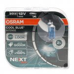 Osram Glühlampe H11 12V 55W PGJ19-2 Cool Blue INTENSE NextGen. 5000K +100% Duo 2st.